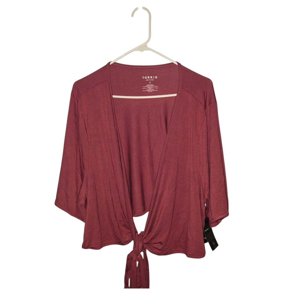 NWT Torrid Wrap, Tie Front, Active Cardigan, Size 4